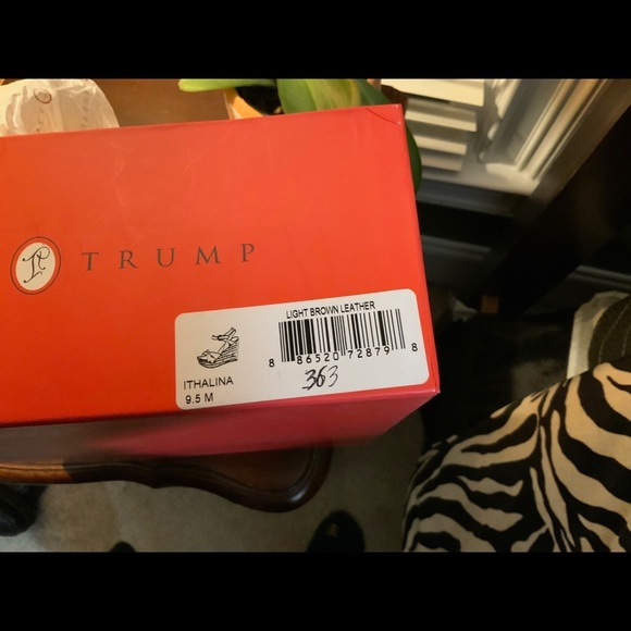 Light Brown Leather Ivanka Trump Wedges - Picture 9 of 9